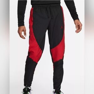 NWT Jordan Dri-Fit Sports Woven Training Pants Black Red Mens 2XL DH9073-010